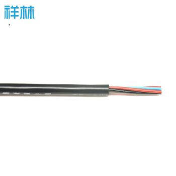祥林 RVV5芯国标纯铜软护套电缆线 电器仪表电子设
