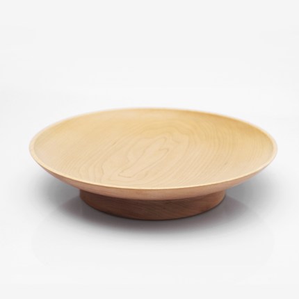 木质干果盘简约现代水果盘客厅装饰实木器皿