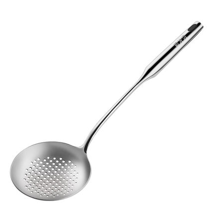 大漏勺捞勺304 不锈钢漏勺加厚家用大号捞面勺过滤勺厨房用品工具