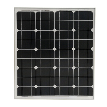 汉恩 单晶50w太阳能电池板50瓦太阳能发电家用12V蓄电池直冲光伏板