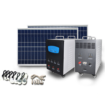 500W太阳能电池板交流发电供电系统太阳能离网发电机