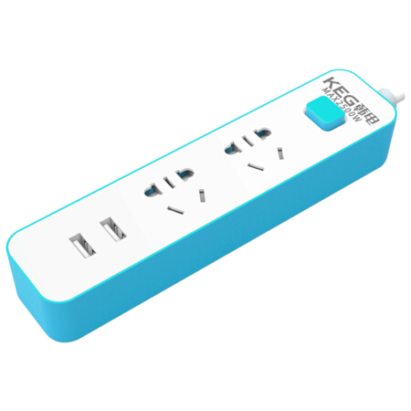韩电（KEG）USB 智能 活力蓝 插座 插排